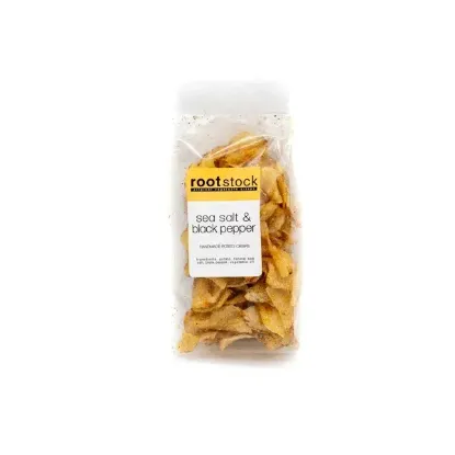 SEA SALT & BLACK PEPPER CRISPS 120g