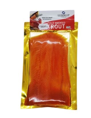 LUNSKLIP COLD SMOKED TROUT 100g