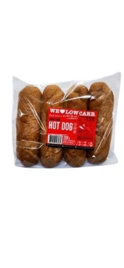 WE LOVE LOW CARB HOTDOG ROLLS 200g