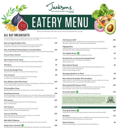 Picture of EATERY MENU
