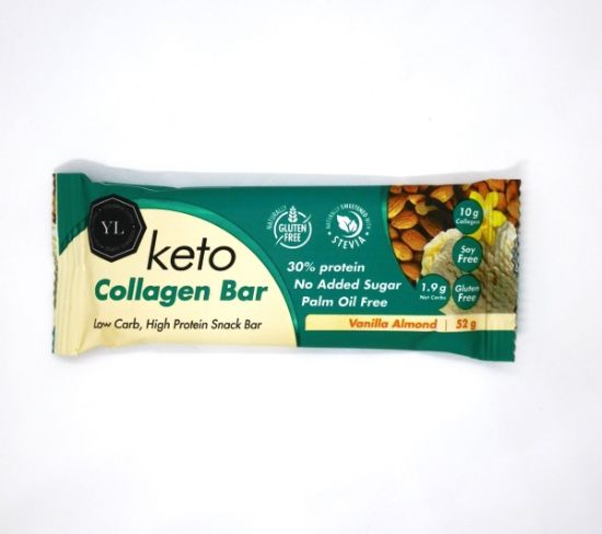 VANILLA ALMOND KETO COLLAGEN BAR 52g