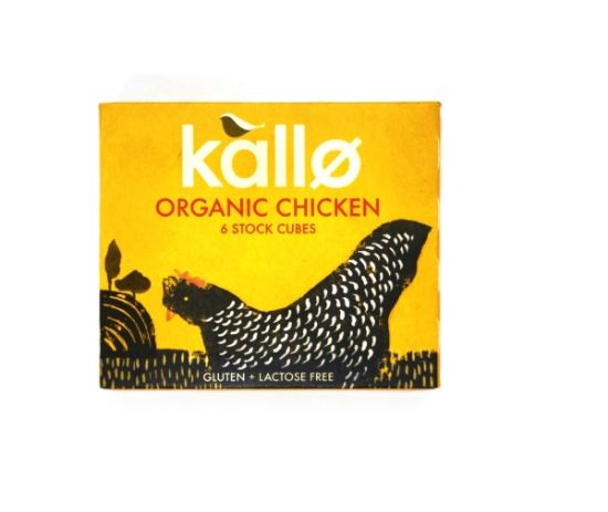 KALLO ORG CHICKEN STOCK CUBES 66g