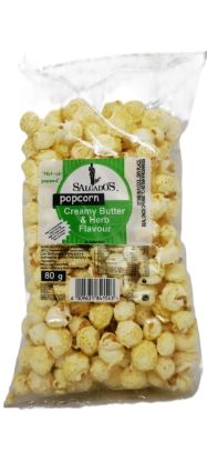 CREAMY BUTTER & HERBS POPCORN 80g