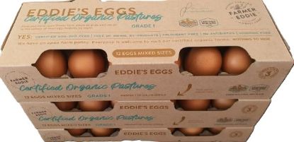 12's EDDIE`S ORGANIC PASTURE EGGS