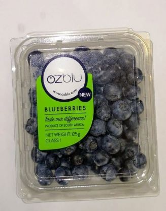 OZBLU BLUEBERRIES 125g