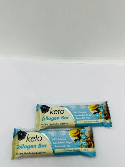 YL CASHEW COOKIE KETO COLLAGEN BAR 52g