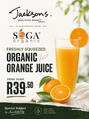 100% FRESHLY SQEEZED ORANGE JUICE 330ml